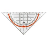 thumbnail of Geo-Dreieck Geo College 16cm transparent Packung mit 20 Stück