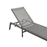 thumbnail of METRO PROFESSIONAL Klappliege mit Kippfunktion Jabilo, Alu/Textilen-Bespannung, dunkelgrau