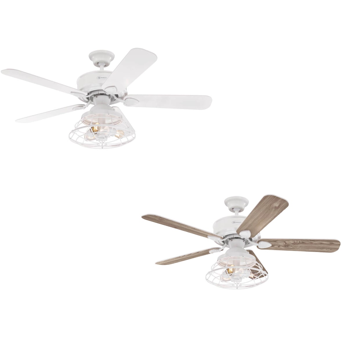 Deckenventilator Barnett Weiß 122 cm mit LED Leuchte 122