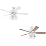 thumbnail of Deckenventilator Barnett Weiß 122 cm mit LED Leuchte 122