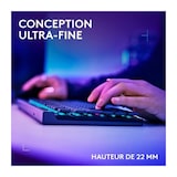 thumbnail of Clavier Gamer - Sans Fil - Logitech G - G515 Tkl Lightspeed - Mécanique Tactile - Rgb - Azerty - Noir