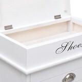 thumbnail of Scarpiera Bianca 50x28x58 Cm In Legno Di Paulownia