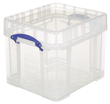 Really Useful Box opbergdoos 96 l, nestbaar, transparant