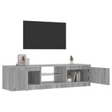 thumbnail of vidaXL TV-Schrank mit LED-Leuchten Grau Sonoma 140x40x36 cm