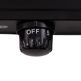 thumbnail of Mesko MS 6508 Elektrokochplatte, Kochzone 15,4 cm, stufenlos regelbarer Thermostat, kompakt, ideal für Camping, 1000W, Schwarz