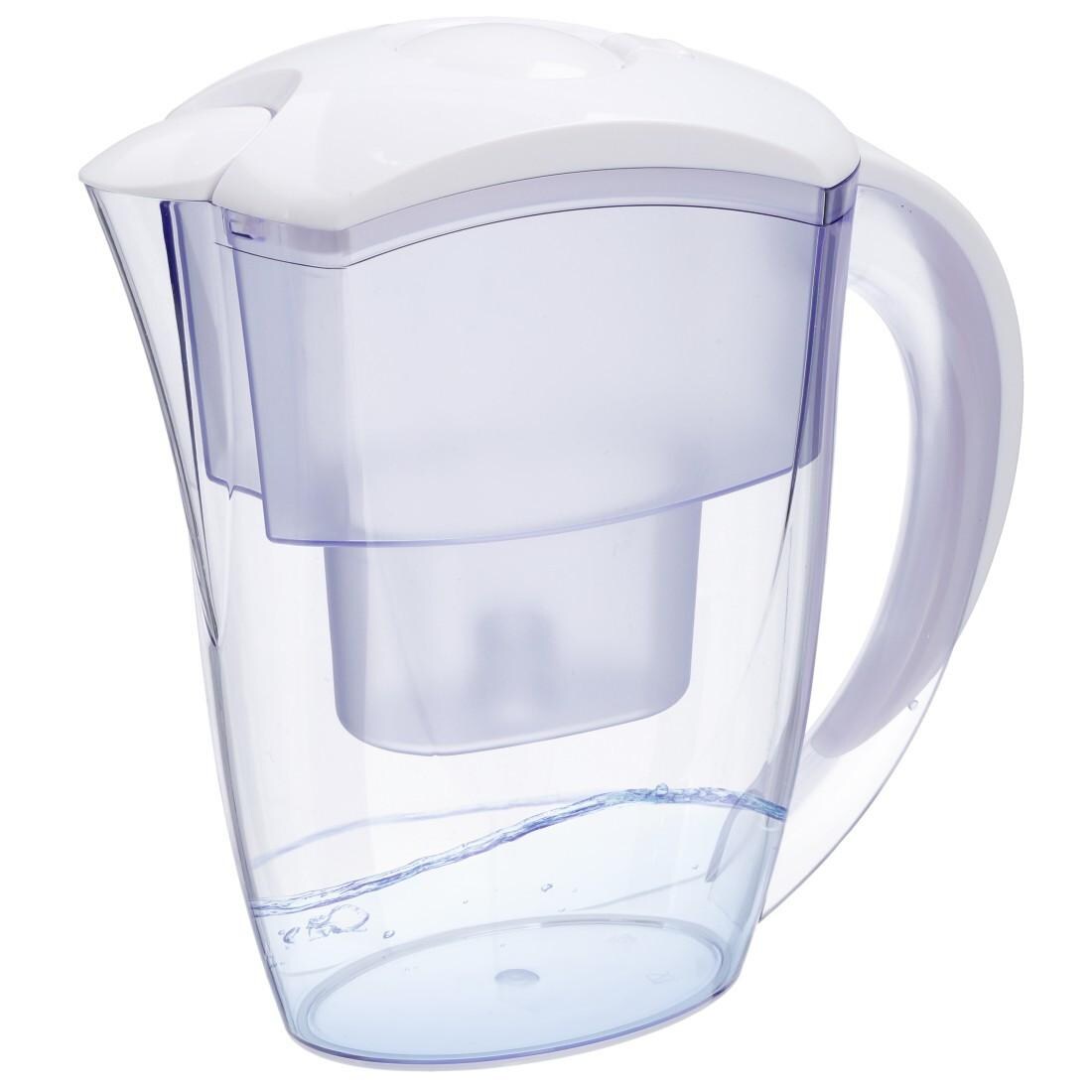 XAVAX Wasserfilterkanne 2,4 l für kalkfreies Wasser