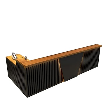 Bancone bar, banco cassa e reception per ristorante, sala da biliardo, bancone a L 160 cm【H ZJX 160】