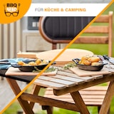 thumbnail of BBQ-Nerd® Servierpfännchen aus Gusseisen im 6er Set ?  Grillpfännchen - oval 22,5x13 cm - zum Braten Überbacken Grillen Anrichten Servieren