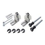 thumbnail of Belvit Wand WC Set Weiß spülrandlos Rimless mit Softclose Sitz und Geberit UP100 Vorwandelement Keramik Tiefspüler