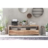 thumbnail of SIT Möbel TV-Lowboard aus Akazie natur | mit Baumkante | 3 Schubladen und 1 offenes Fach | B 146 x T 50 x H 46 cm | 13015-01 | Serie ALBERA