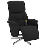 thumbnail of vidaXL Massagesessel mit Fußteil Schwarz Stoff