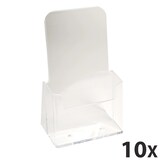 thumbnail of Exacompta 73058D 10x folderhouder tafelmodel met 1 vak voor formaat DL, transparant
