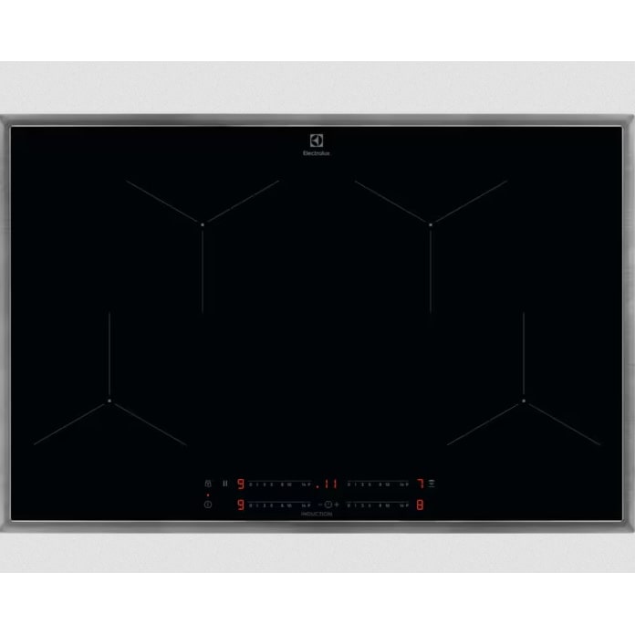 AEG Autarkes Kochfeld / Induktion / Hob²Hood / Slider-Bedienung / 80 cm / Edelstahlrahmen LIT8140M