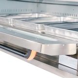 thumbnail of Romux® Horno de Pizza Industrial Simple a Gas Butano 8x32 cm con Suelo Cerámico Refractario y Termostato de Calidad | Temperatura 400°C - 10000W