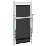 thumbnail of vidaXL Strandstühle 2 Stk. Klappbar Schwarz Aluminium und Textilene