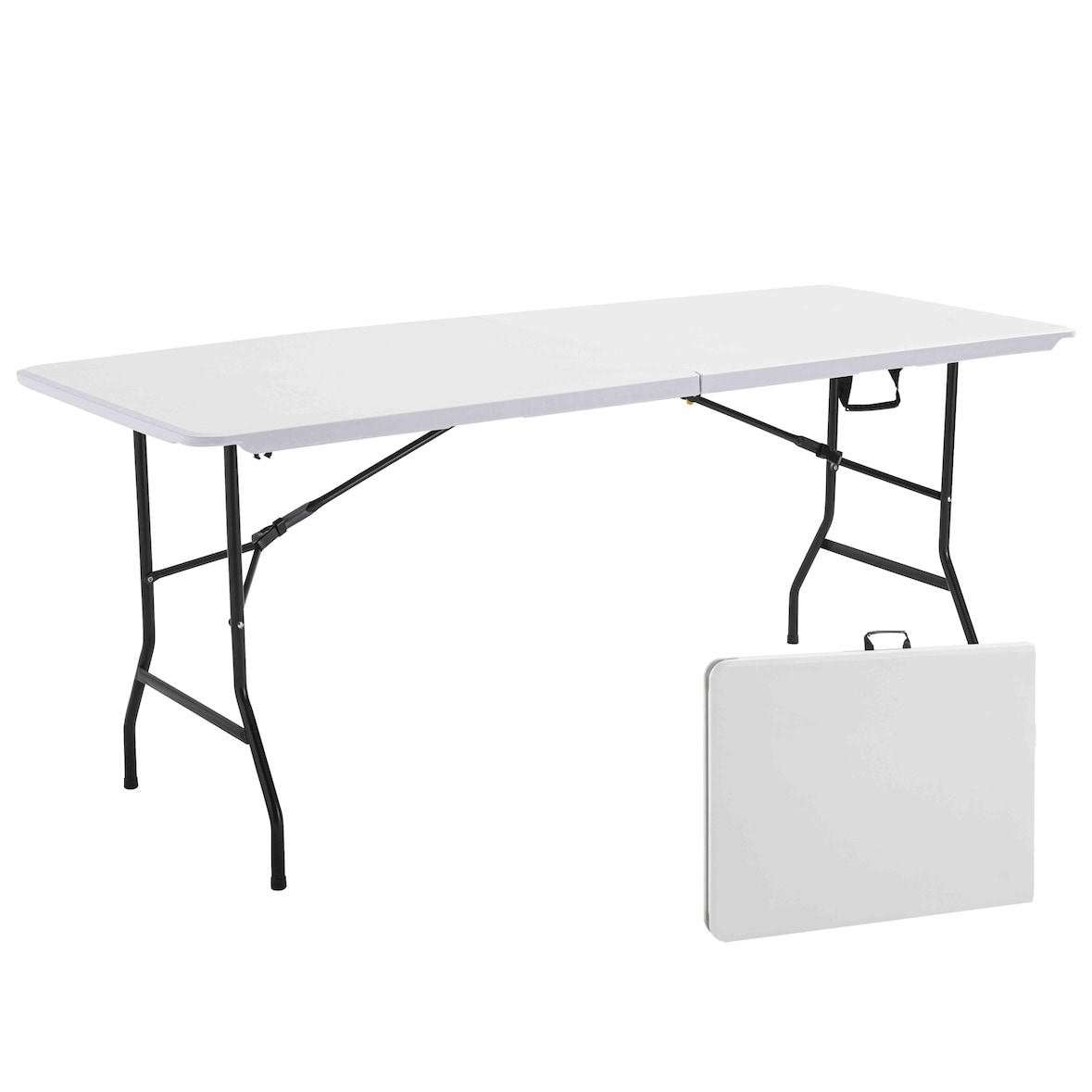 Lot de 10 tables pliantes 180 x 70 x 74 cm
