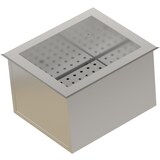 thumbnail of HAGOLA Edelstahlwanne Aargau, mit Auflagerand und Lochplatte, 470 x 290 x 405 mm