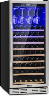 thumbnail of Klarstein Vinovilla Grande 127 Built-in Uno Weinkühlschrank 320 Ltr 127 Fl. LED Edelstahl