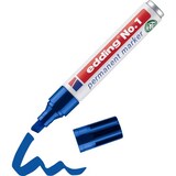 thumbnail of edding Nr. 1 Permanentmarker 100% Recycelt Breit Keilspitze 1 - 5 mm Blau Nachfüllbar Wasserbeständig