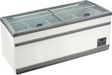 thumbnail of KLIMAITALIA Statische Insel mit geneigtem, flachem Glas. Vertikale Öffnung. LED-Beleuchtung. Automatisches Auftauen. Temperatur -18°C/-21°C. IGLOO25