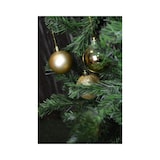 thumbnail of GLOUPIE Box 42 Palline Per Albero Di Natale In Vetro Resistente Oro, 3 Misure Ø 7, 6, 5 cm, In Diverse Finiture Color Oro