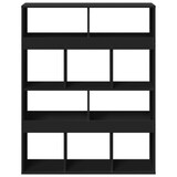 thumbnail of vidaXL Raumteiler Schwarz 100x33x125,5 cm Holzwerkstoff