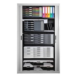 thumbnail of EXACOMPTA Cassettiera Modulo 325041D , sistema modulare a 3 cassetti A4, box PS monoblocco, dimensioni (PxlxAlt)  35x28,8x32cm, gamma Office, granito