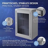 thumbnail of ECD Germany Netzwerkschrank 18HE Grau, Serverschrank 19 Zoll, Wandmontage 600×900×450 mm, abschließbare Glastür, Traglast 60 kg