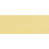 thumbnail of Nappe en toile cirée carreaux jaune – Ronde Ø 110 cm – Livraison roulée sur tube