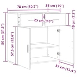 thumbnail of vidaXL Sideboard mit Schubladen Altholz 79 x 38 x 80 cm Holzwerkstoff