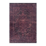 thumbnail of Teppich Wohnzimmer Vintage Pflegeleicht Waschbar Strapazierfähig Esszimmer OEKO-TEX Rot 140x200 cm Gekettelt – PIZOL von Kadima Design