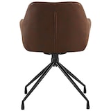 thumbnail of Chaise de salle à manger Welby Marron foncé/Similicuir vintage