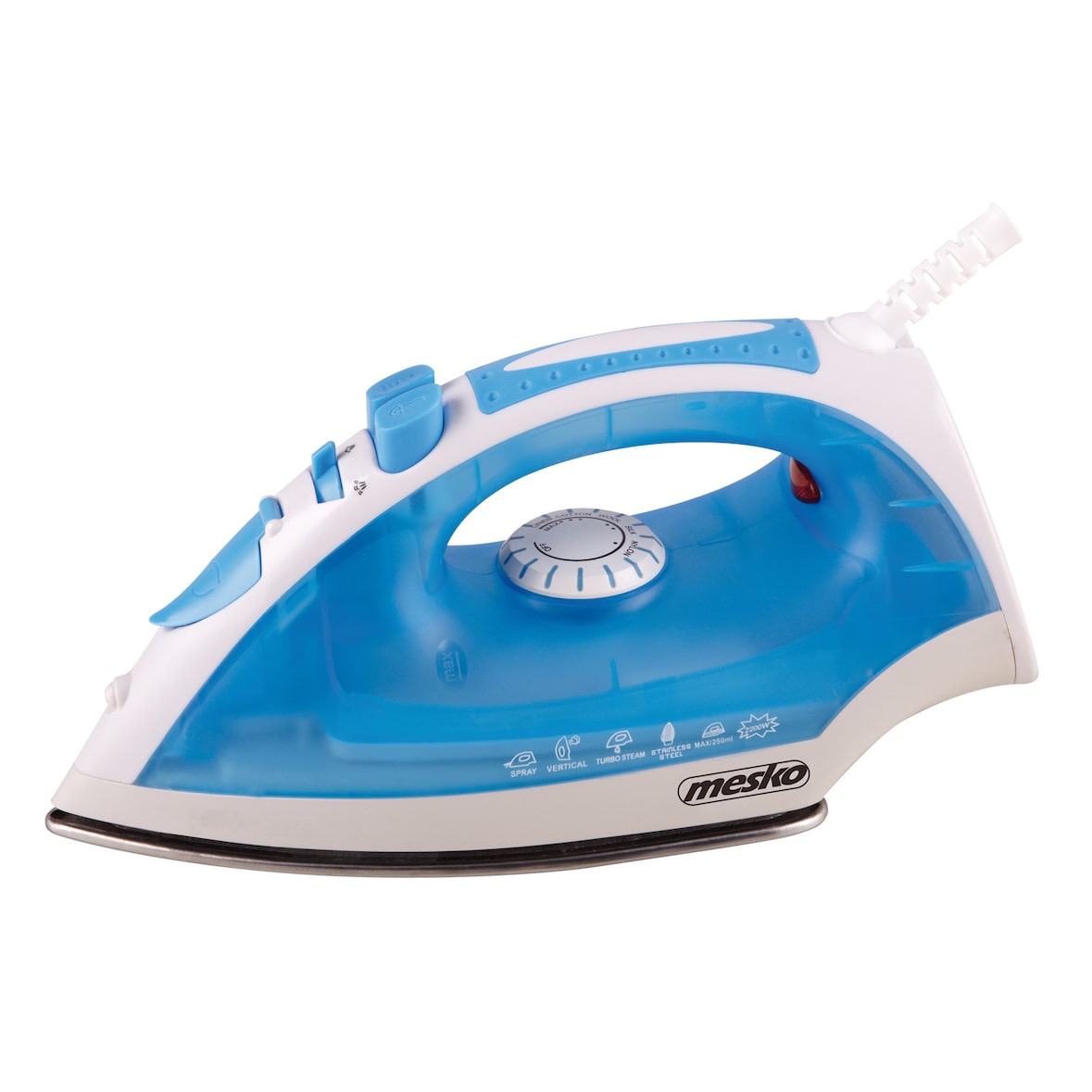 Mesko MS 5023 Dampfbügeleisen 2200 Watt blau / weiß