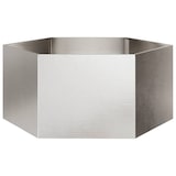 thumbnail of Helloshop26 - Sechseckiger Pflanzkasten/Hochbeet für Pflanzen Blumen Terrasse Garten 104 x 90 x 45 cm Edelstahl silber 02_0038635