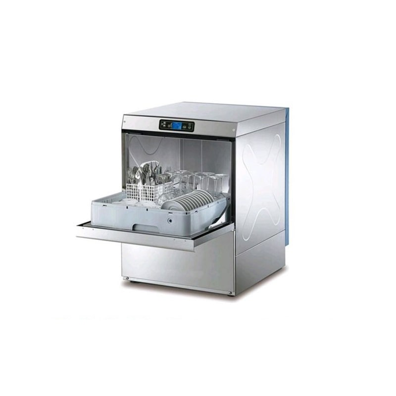 Lavastoviglie elettronica cestello cm. 50x50 - H. massima 31 cm., Voltaggio MONOFASE, CON Pompa di scarico integrata