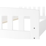 thumbnail of Klassisches Kieferbett weiß, 90x200 cm, Einzelbett, Zubehör wählbar V-60.57-09W Rollrost inkl.