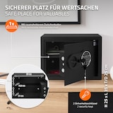 thumbnail of ECD Germany Tresor 16L 35x25x25 cm | Stahl, Elektronischer Safe mit PIN-Code & Licht