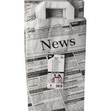 thumbnail of PAPSTAR 400 Tragetaschen, Papier 36 cm x 22 cm x 10 cm "Newsprint" mit Tragegriff