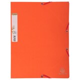 thumbnail of Exacompta Sammelmappe mit 3 Klappen und Gummizug und Rückenetikett aus Recycling-Karton zweifarbig 380g/qm Forever, 24x32cm für DIN A4