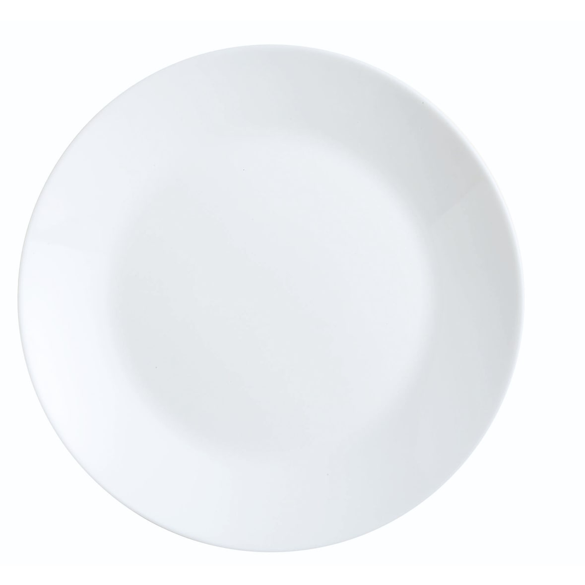 aro Teller, Opal, Ø 25 cm, flach, weiß, 6 Stück