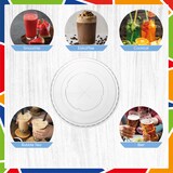 thumbnail of DayBays 12000 Stk. Dom Deckel mit Loch für Smoothie Becher Shakebecher Ø95mm transparent RPET