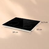 thumbnail of Virtuosa EcoAdapt Induktionskochfeld 4 Zonen 7200W Glas schwarz Schwarzes Glas