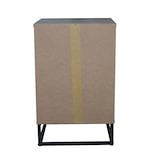 thumbnail of Möbilia Roupa de dormir | 2 gavetas, 1 compartimento aberto | MDF com réplica de filme liso | cinza-natural L39,5xP38xA62cm