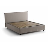 thumbnail of Dmora Letto matrimoniale Azue, Letto contenitore con rivestimento in tessuto, 100% Made in Italy, adatto per materasso Cm 140x190, Tortora