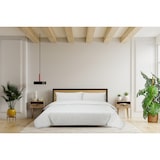 thumbnail of DoubleDry Dekbedovertrek Eenpersoons 140x200/220 cm + 1 kussensloop 60x70 cm - 100% natuurlijk katoen - wit