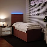 thumbnail of vidaXL Boxspringbett mit Matratze Rosa 90x200 cm Samt