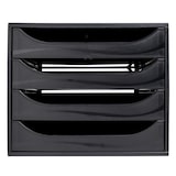 thumbnail of EXACOMPTA Module Caisson Ecobox 4 Tiroirs H28.4Xl23.4Xp34.8Cm Noir