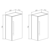thumbnail of VCM  Badinos  H. 150 x W. 33 x D. 22 cm