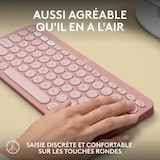 thumbnail of LOGITECH - Clavier sans fil - Pebble Keys 2 K380s - Bluetooth - Bouton Easy-Switch - Rose - (920-011805) Logitech