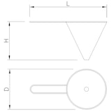 thumbnail of Peneira / crivo chinês 350x185x175 mm.